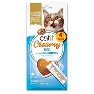 Romige Tonijn En Sardine Kattensnack 4x10g fra Catit – produktbillede 1 af 2