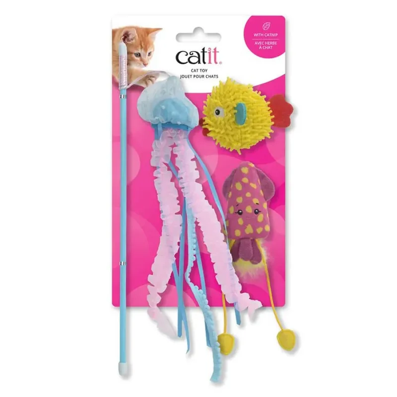 Jouet Pour Chat Sea Animal 3 Pièces de Catit – photo produit 2 sur 3