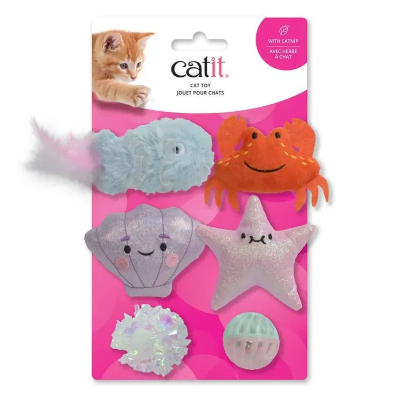 Sea Animal Katten Speelgoed 6 Stukken fra Catit – produktbillede 2 af 3
