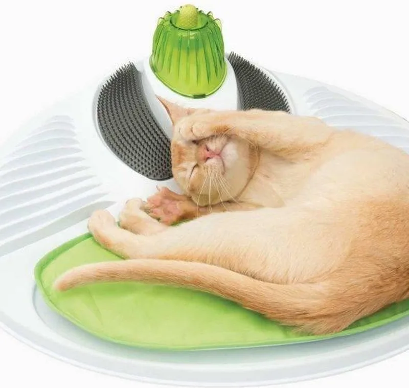 Senses 2.0 Wellness Center - Kattenspeelgoed - 47 x 47 x 11,5 cm de Catit en Vert – photo produit
