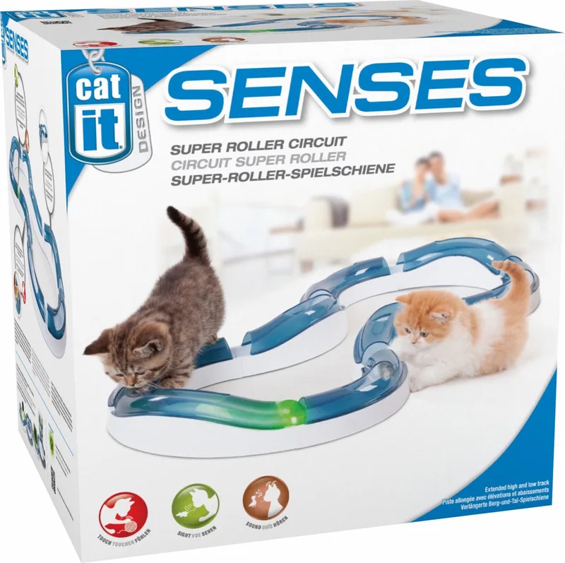 Senses kattenspeelgoed Super roller circuit - Paars by Catit in Blue – product photo