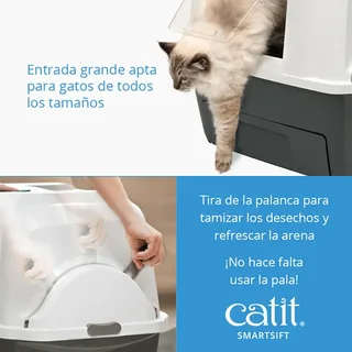 Smartsift Zelfreinigende Kattenbak fra Catit – produktbillede 2 af 5