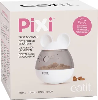 Distributeur De Friandises Pixi Pour Souris de Catit en Noir, Rouge – photo produit 1 sur 4