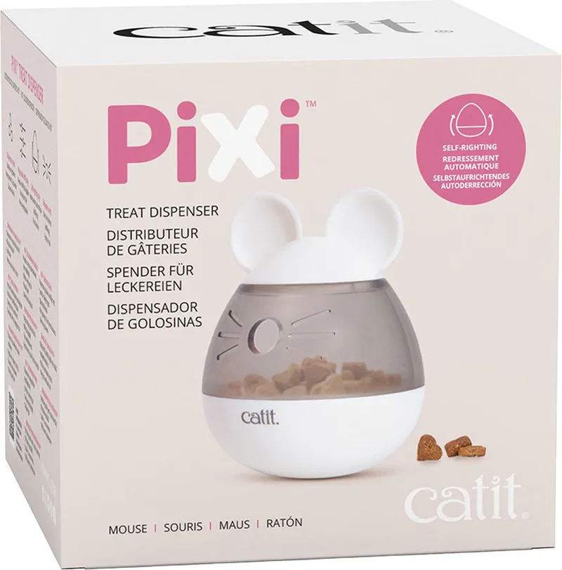 Distributeur De Friandises Pixi Pour Souris de Catit en Noir, Rouge – photo produit 1 sur 4