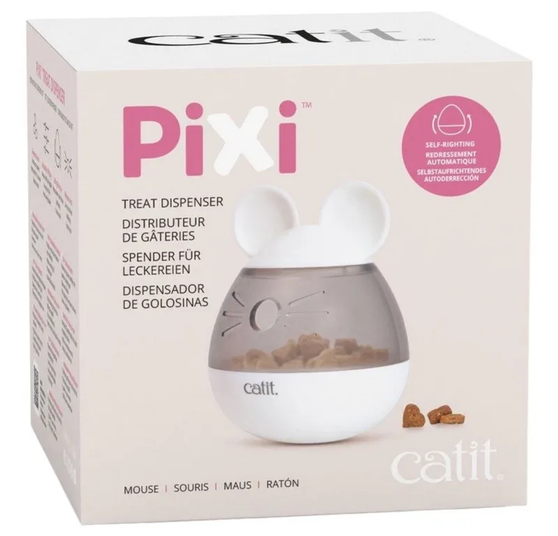 Distributeur De Friandises Pixi Pour Souris de Catit en Noir, Rouge – photo produit 2 sur 4