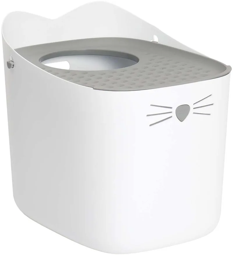 Top Entry Kattenbak – moderne bovenlader kattenbak met anti-tracking deksel en naadloos ontwerp – 52×41×47,5 cm de Catit – photo produit 1 sur 6