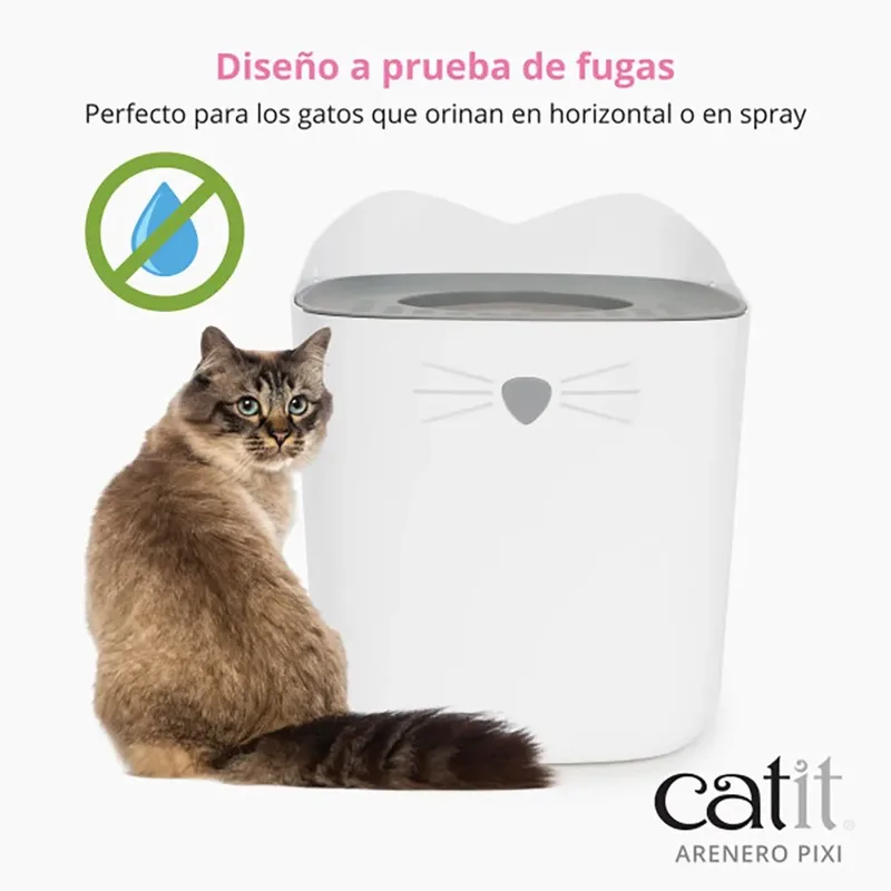 Top Entry Kattenbak – moderne bovenlader kattenbak met anti-tracking deksel en naadloos ontwerp – 52×41×47,5 cm de Catit – photo produit 6 sur 6