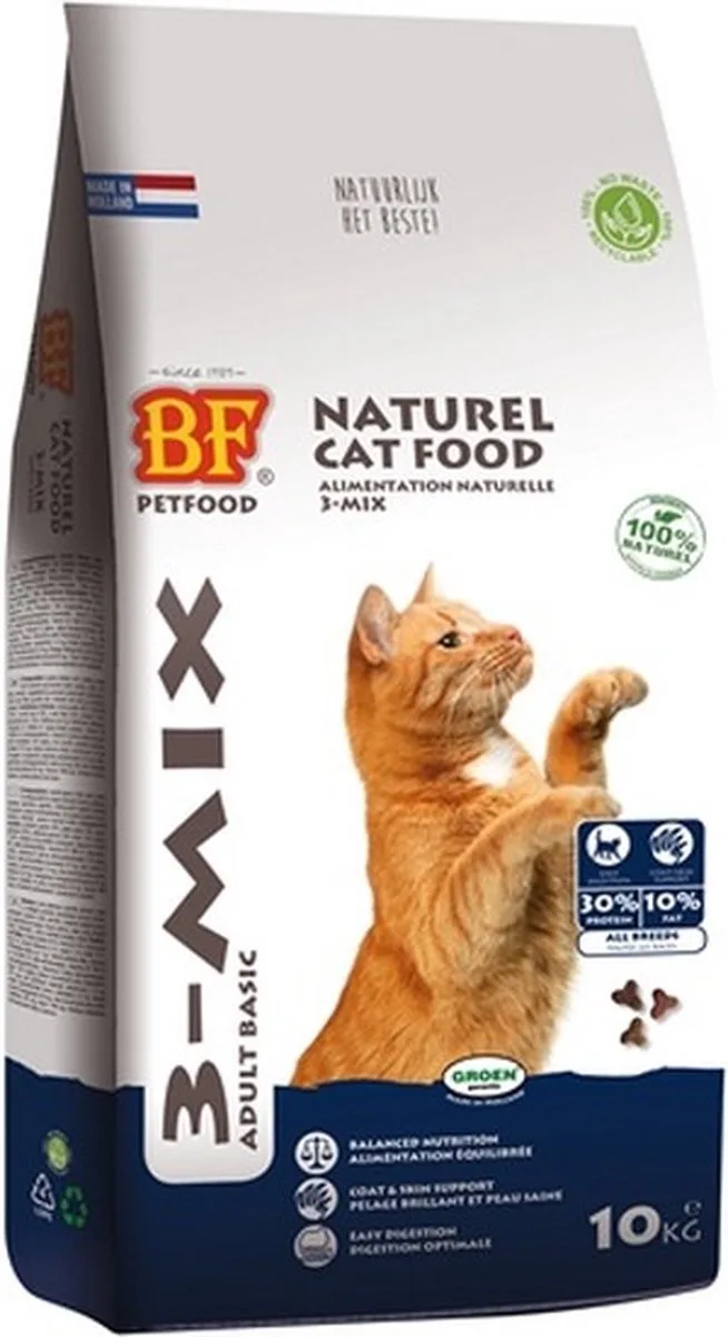 Biofood Kat 3-Mix - Kattenvoer - 10 kg by Catmate – product photo