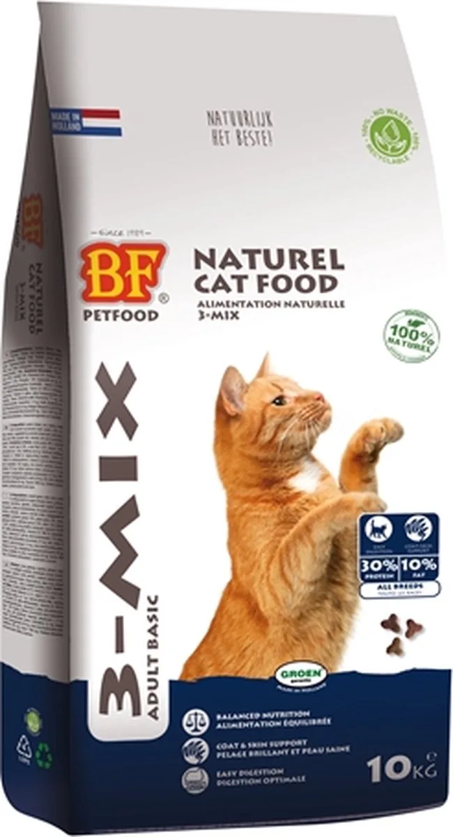 Biofood Kat 3-Mix - Kattenvoer - 10 kg by Catmate – product photo