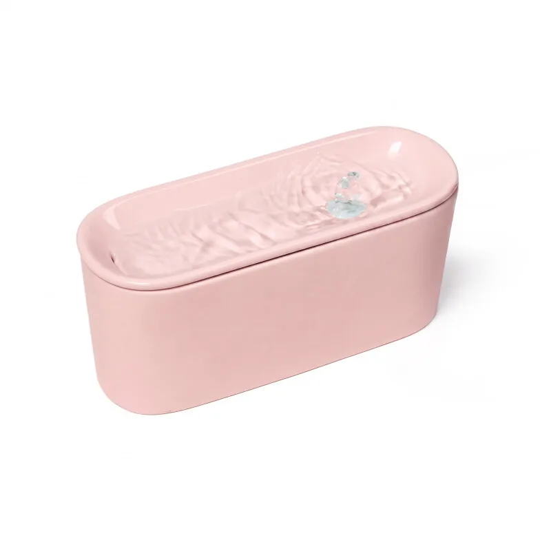 Cat Mate 800ml USB-Keramik-Katzen-Trinkbrunnen fra Catmate i Regular – produktbillede