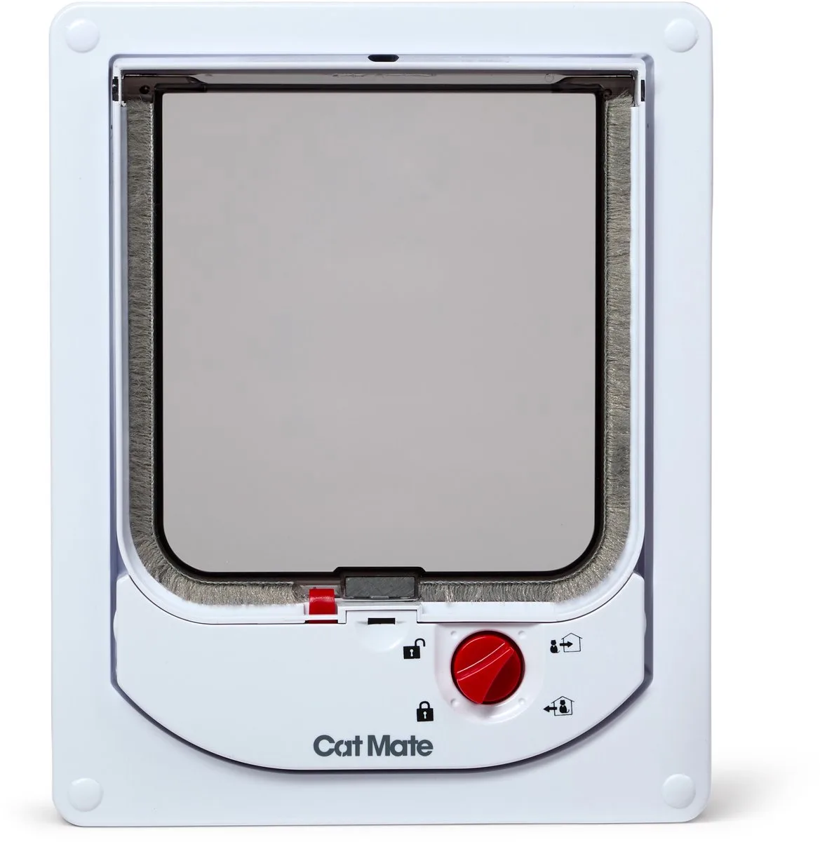 Elektromagnetisch Kattenluik met 4-Wegvergrendeling - 24,2 cm x 19,5 cm x 6 cm - 254W de Catmate en Blanc – photo produit