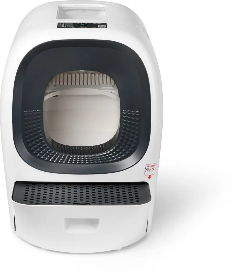 Zelfreinigende kattenbak Cat Mate – Automatische zelfreiniging, iOS/Android app, grote capaciteit & gezonde monitoring de Catmate en Blanc – photo produit