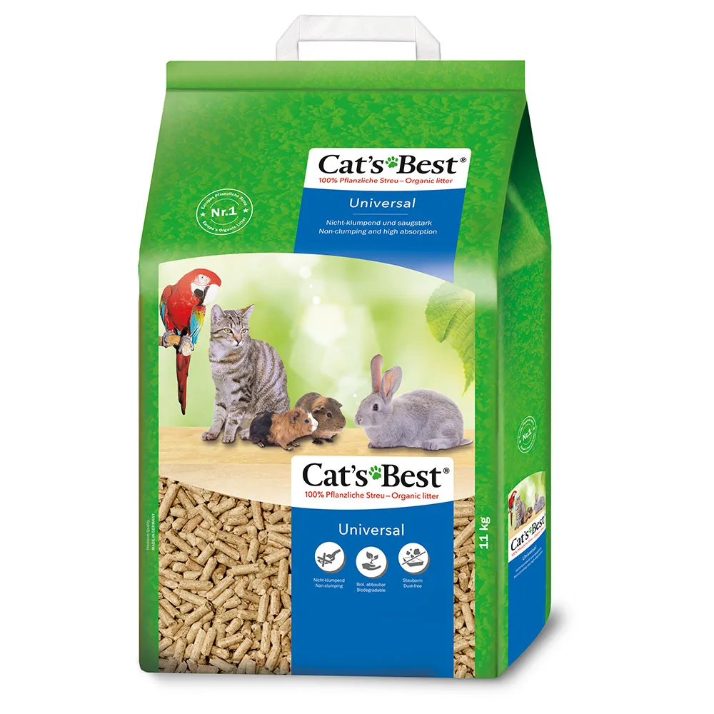 Kattenbakvulling Plantaardig universeel 11 KG van Cat's Best – productfoto