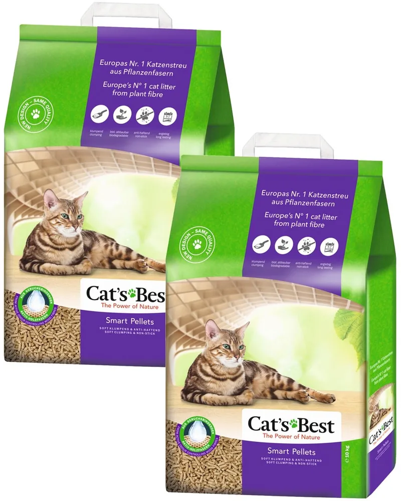 Smart Pallets - Kattenbakvulling - 2 x 20 l by Cat's Best – product photo