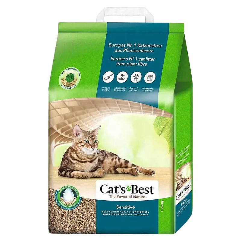 Wooden Sensitive 20l Kattenbakvulling by Cat's Best – product photo