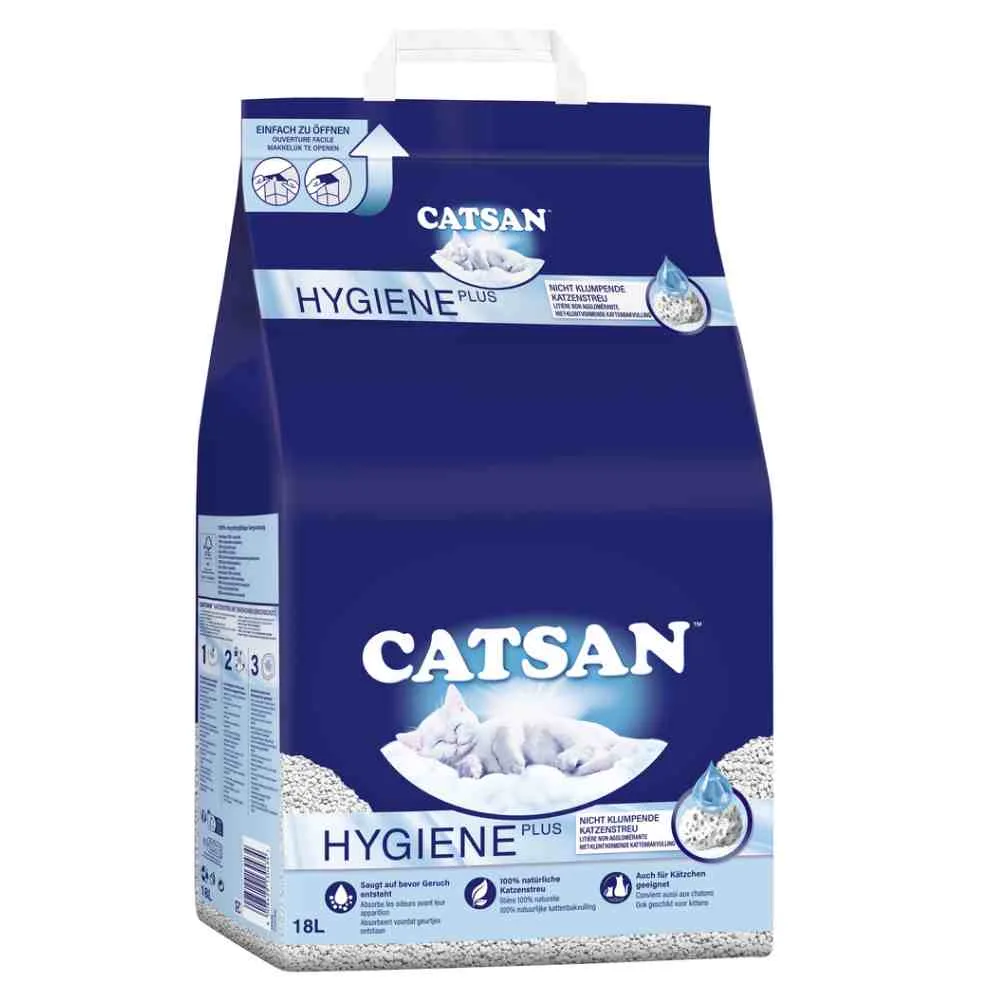18L Hygiëne Plus Catsan Kattenbakvulling niet-klonterend by Catsan – product photo