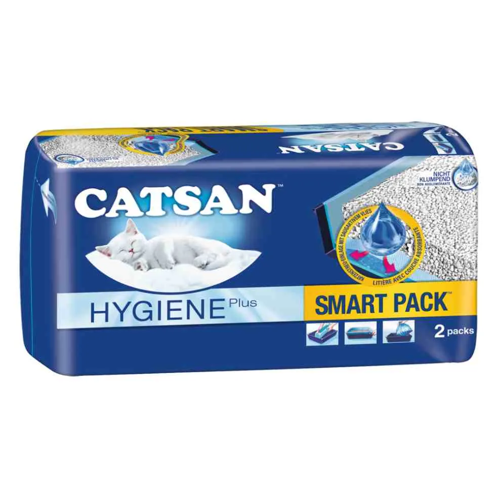 2 pakken Smart Pack van Catsan – productfoto