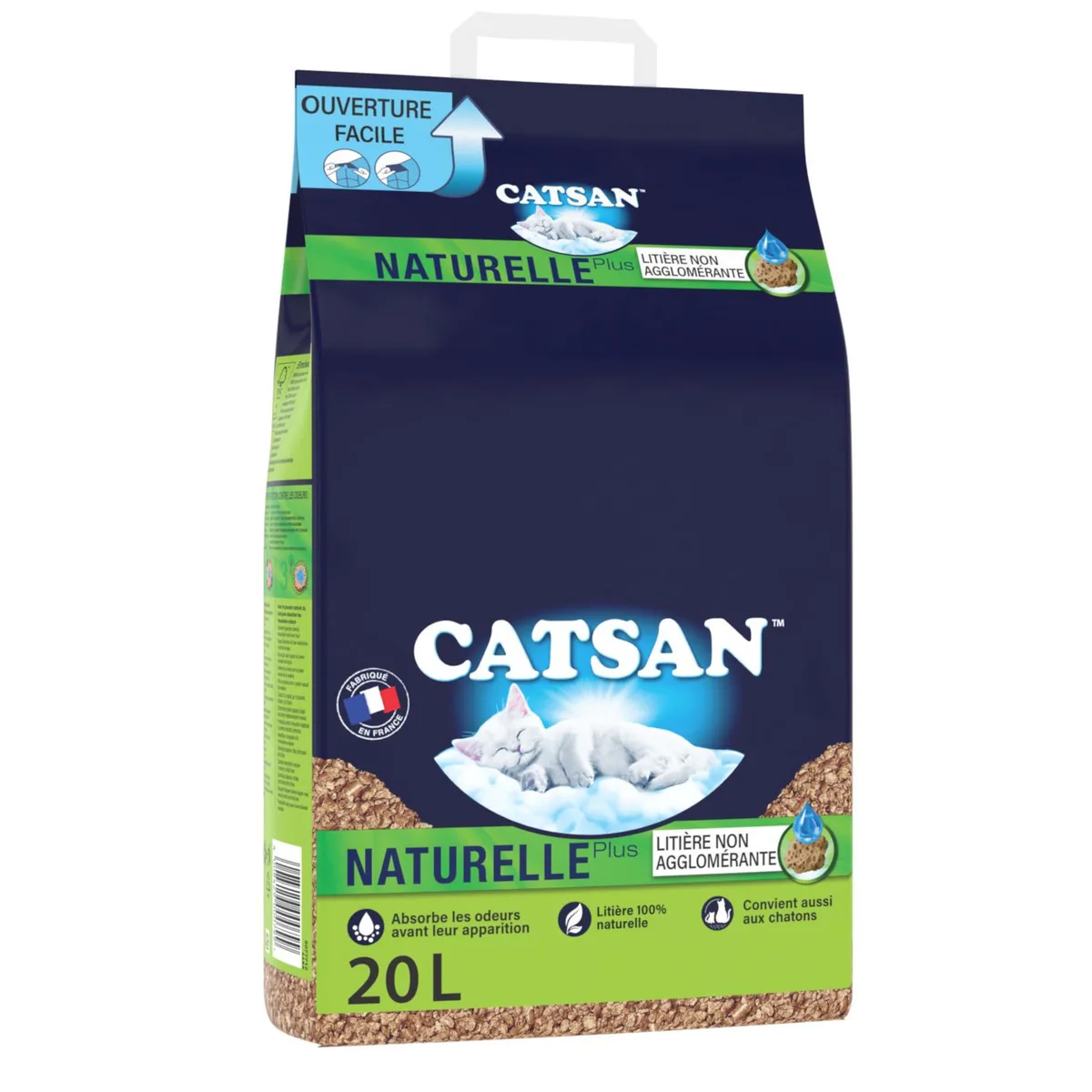 20L Naturelle Plus Catsan Kattenbakvulling Houtsnippers von Catsan – Produktfoto