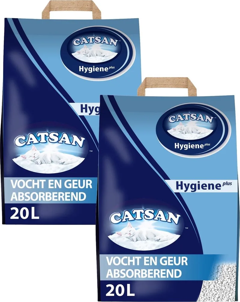 Hygiene Plus - Kattenbakvulling - 2 x 20 l by Catsan – product photo