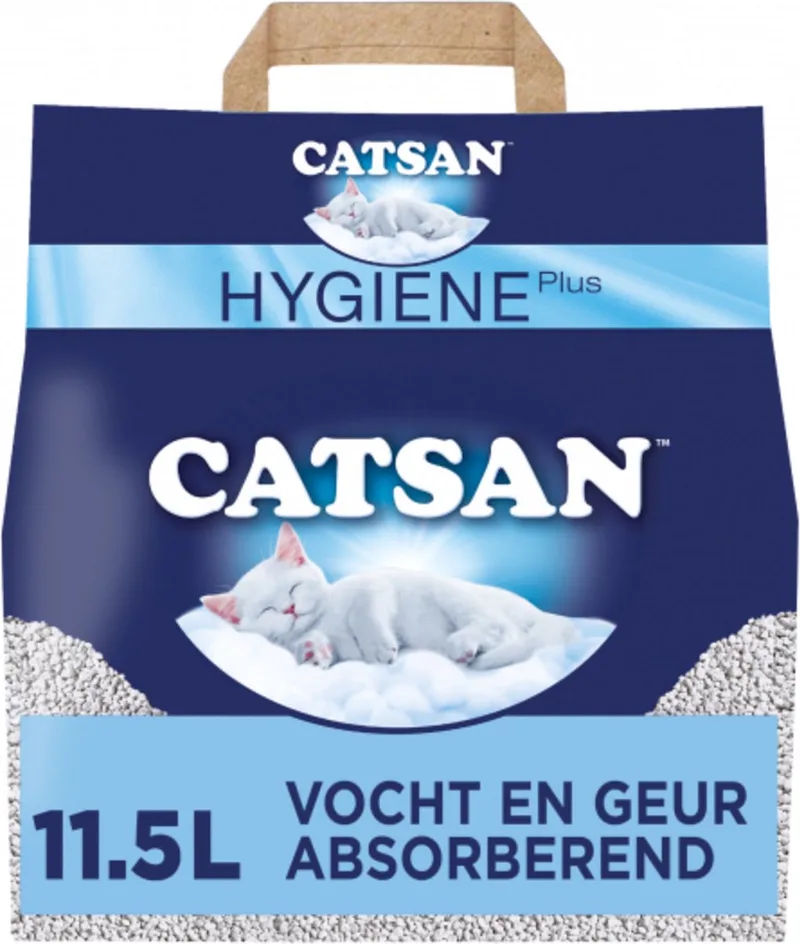 Kattenbakvulling - Hygiene Plus 11,5 liter van Catsan – productfoto
