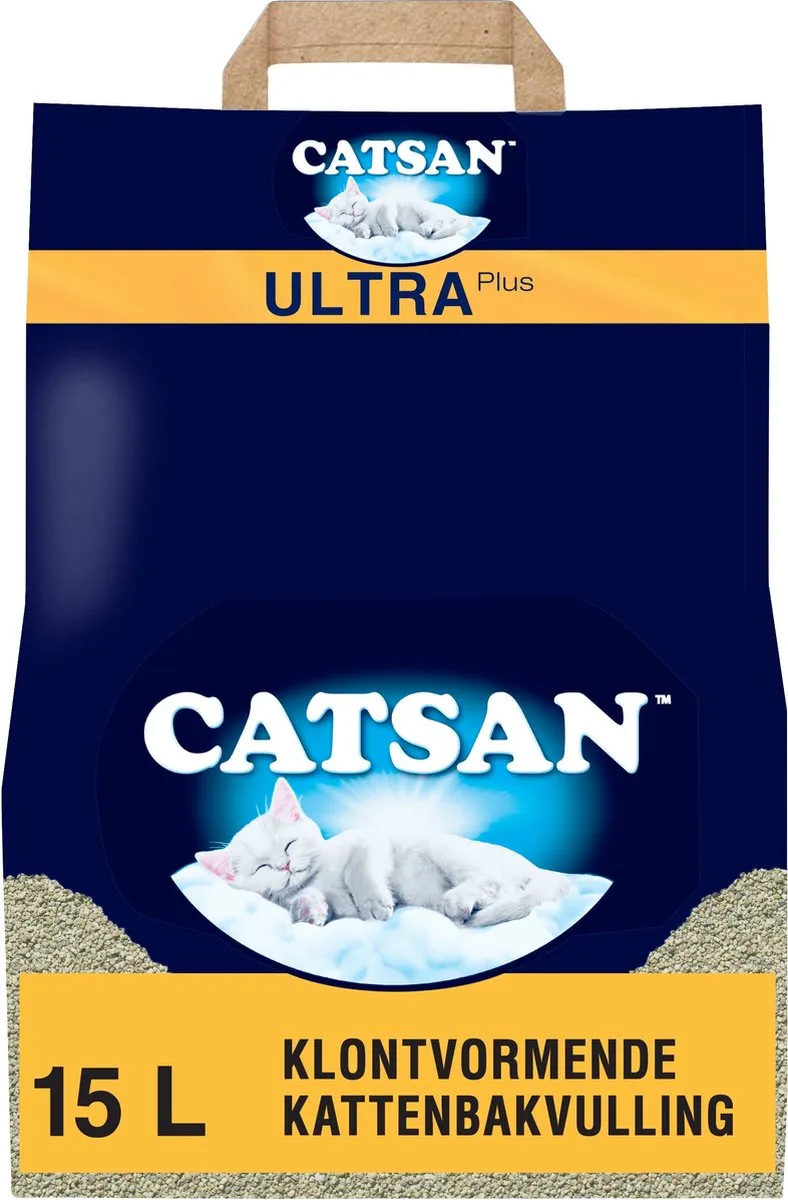 Kattenbakvulling - Klontvormend Ultra - Zak - 15L by Catsan – product photo 1 of 5