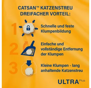 Kattenbakvulling - Klontvormend Ultra - Zak - 15L by Catsan – product photo 2 of 5