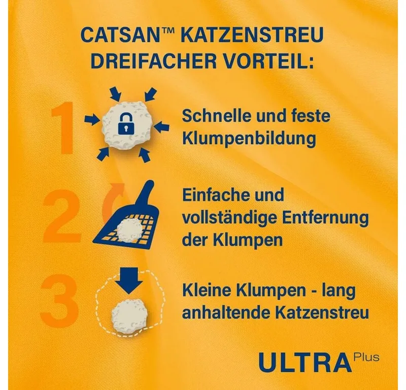 Kattenbakvulling - Klontvormend Ultra - Zak - 15L by Catsan – product photo 2 of 5
