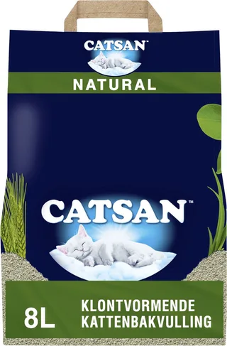 Kattenbakvulling - Natural Klontvormend - 8 L von Catsan – Produktfoto 1 von 4