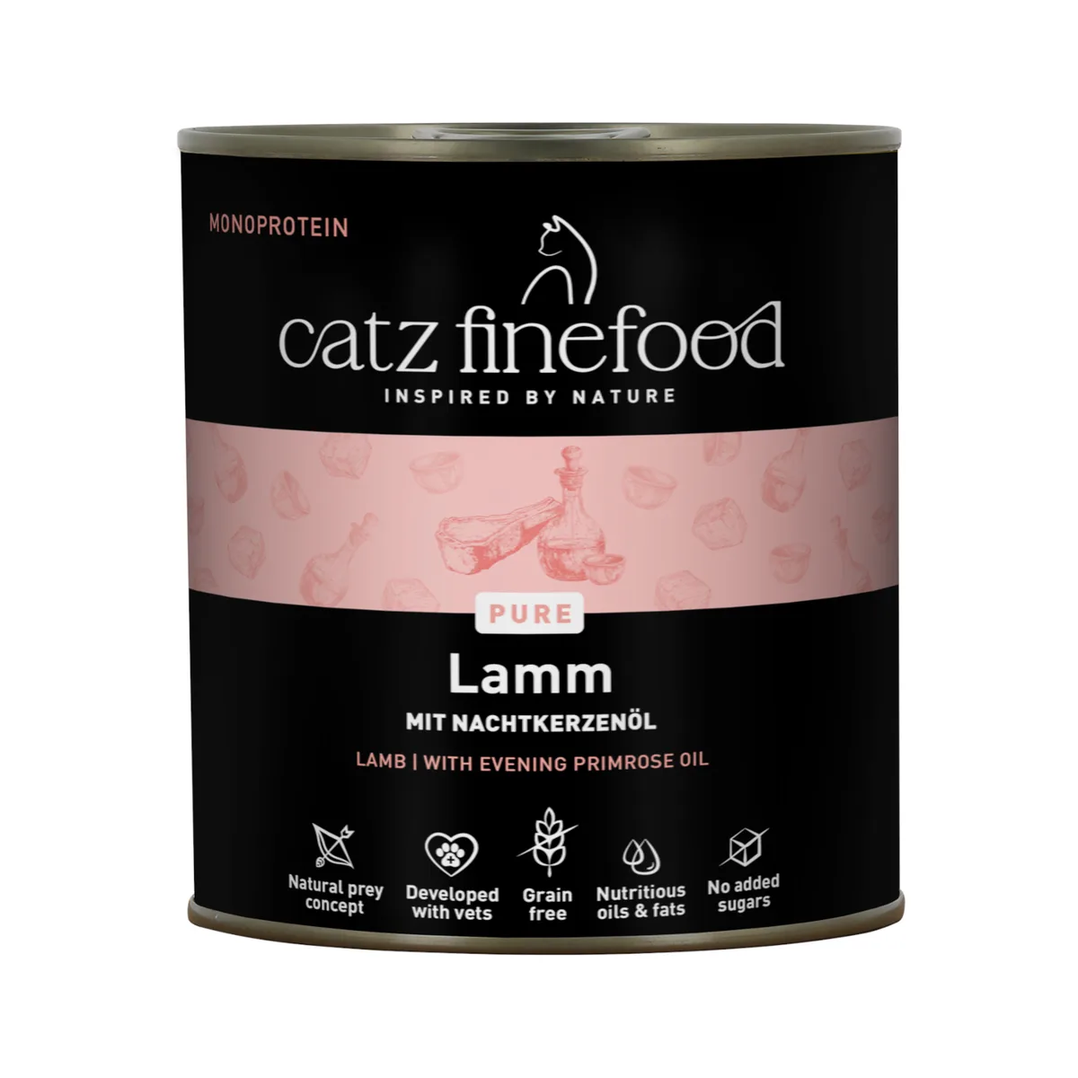 6 x 800g catz finefood Purrrr No.111 Lamb natvoer voor katten by Catz Finefood – product photo