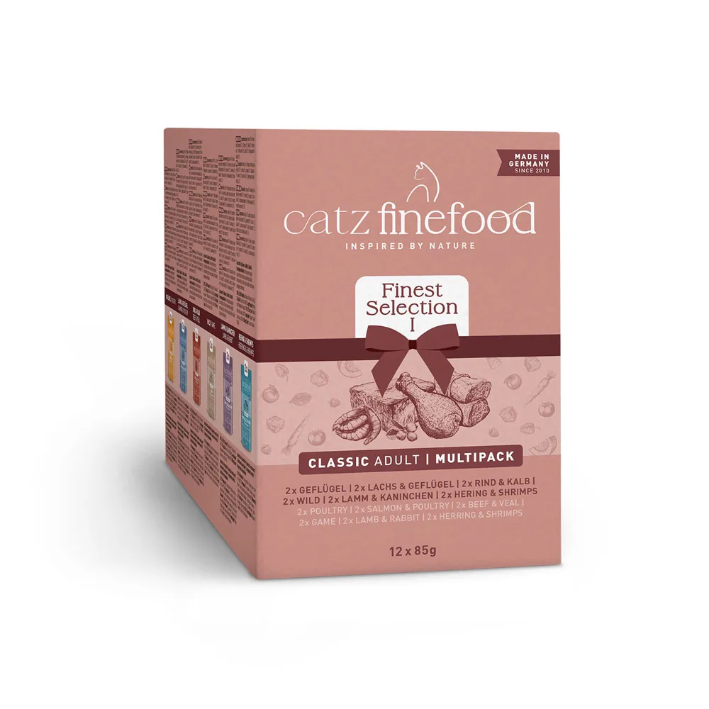 60x85g catz finefood Mixpakket 1 nat kattenvoer by Catz Finefood – product photo