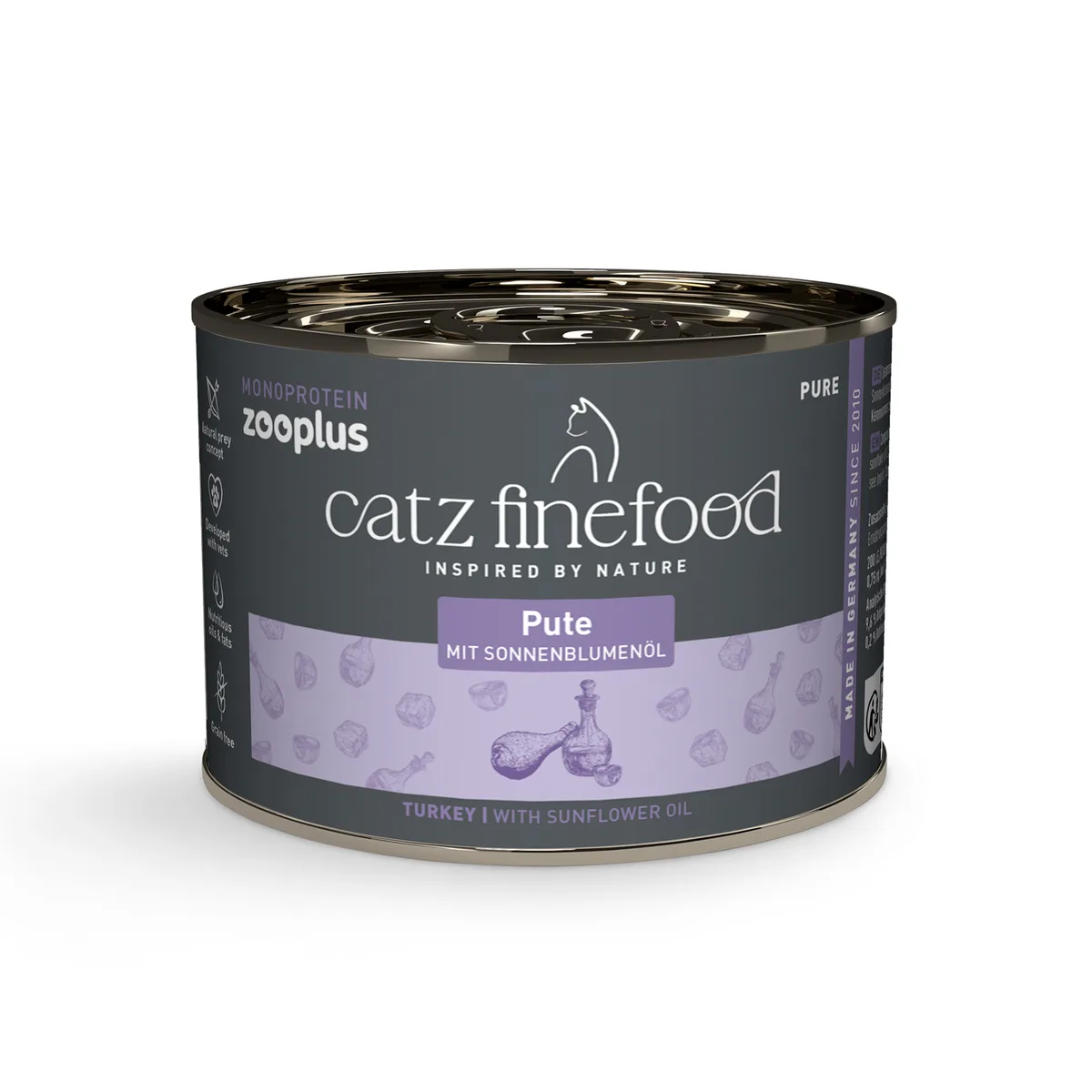 6x200g Kalkoen Monoprotein Catz Finefood Kattenvoer van Catz Finefood – productfoto