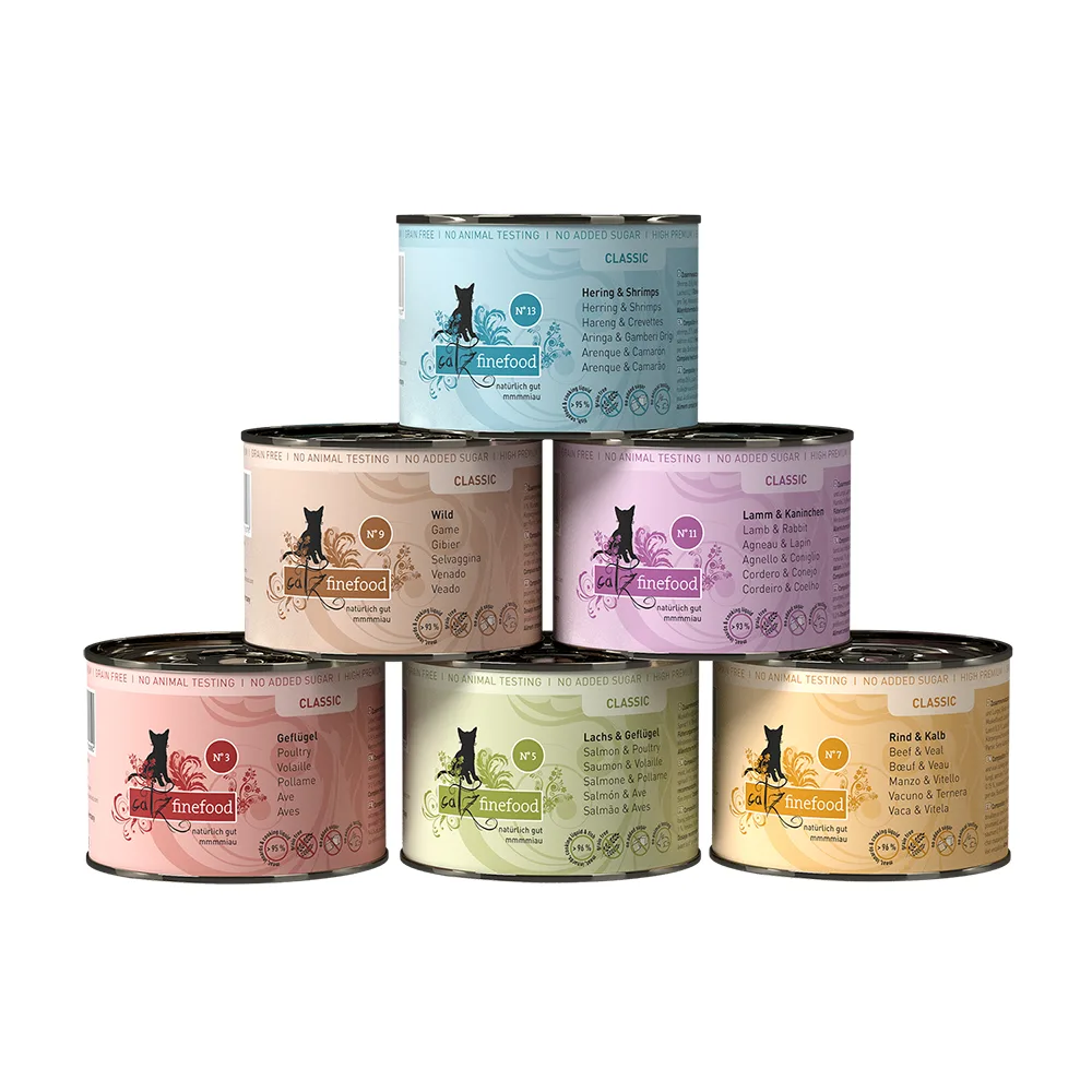 6x200g Proefpakket II catz finefood Kattenvoer van Catz Finefood – productfoto