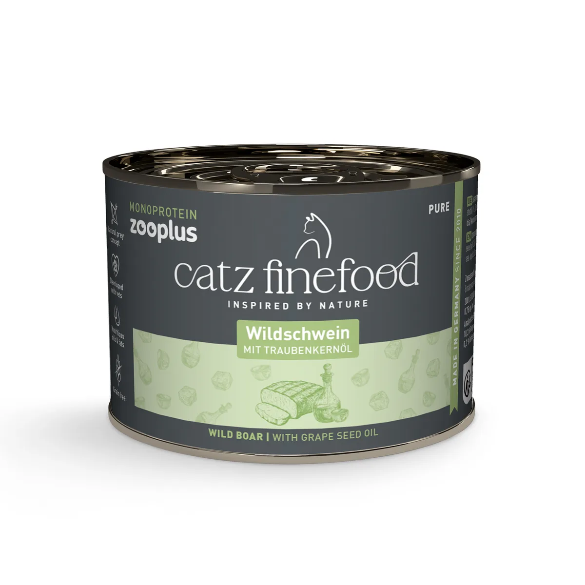 6x200g Wild Zwijn Monoprotein Catz Finefood Kattenvoer van Catz Finefood – productfoto