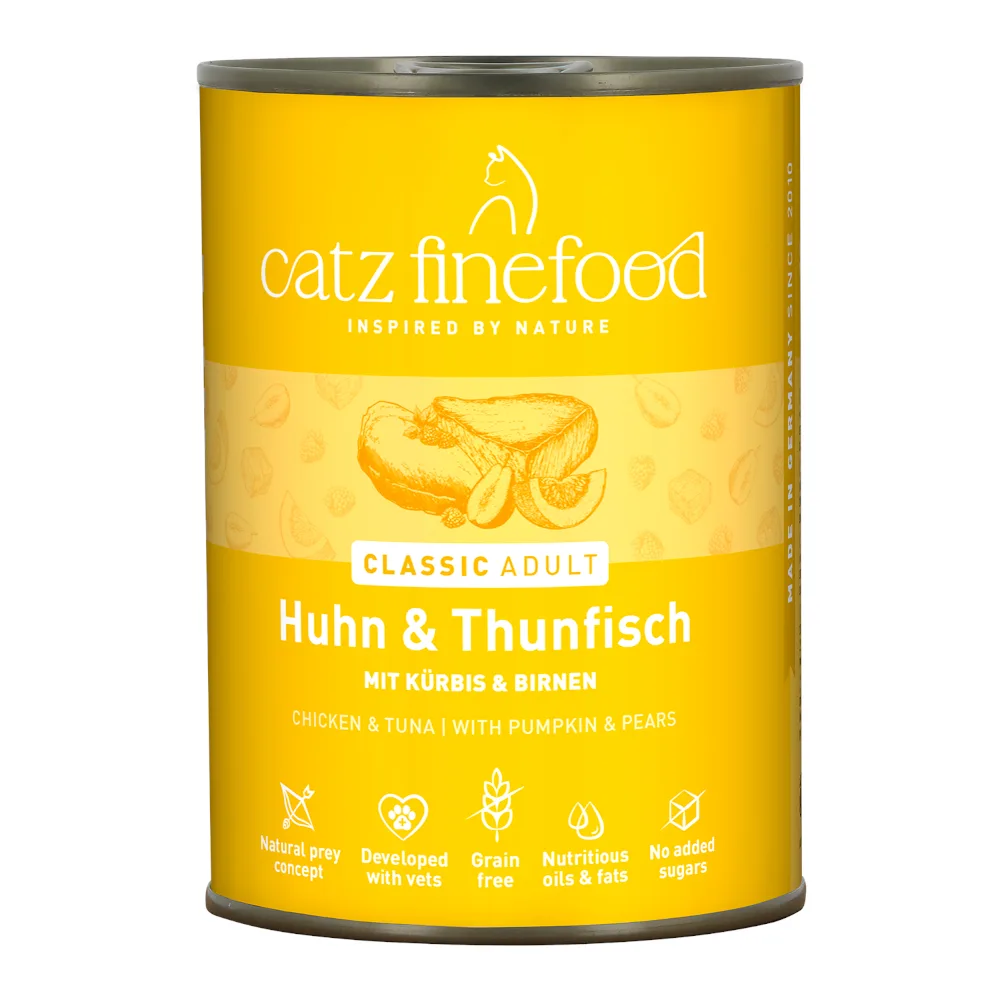 6x400g Blik Kip & Tonijn catz finefood Kattenvoer van Catz Finefood – productfoto