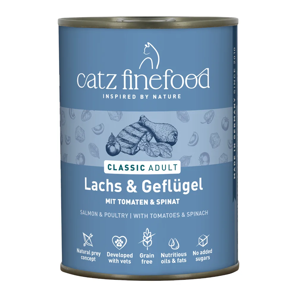 6x400g zalm & gevogelte catz finefood kattenvoer nat by Catz Finefood – product photo