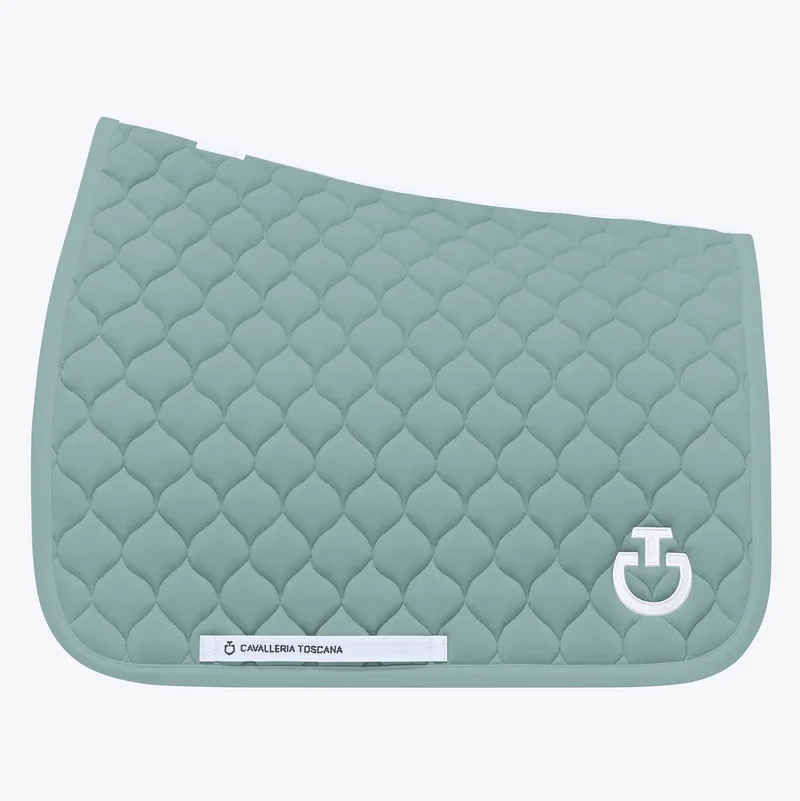 Circular Gewatteerd Zadeldek SS25 Full de Cavalleria Toscana en Teal Green – photo produit