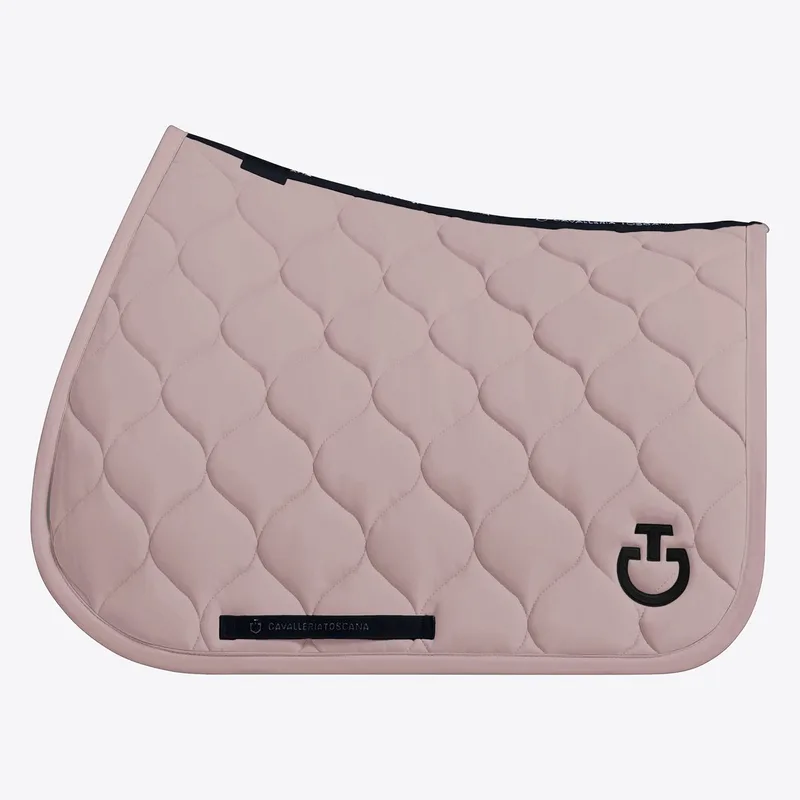 New Circular Quilted Jersey Zadeldek Jumping Full by Cavalleria Toscana in Cipria – product photo