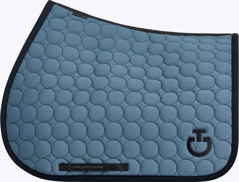 Zadeldek Circle Quilted Jump - Full by Cavalleria Toscana in Cream – product photo