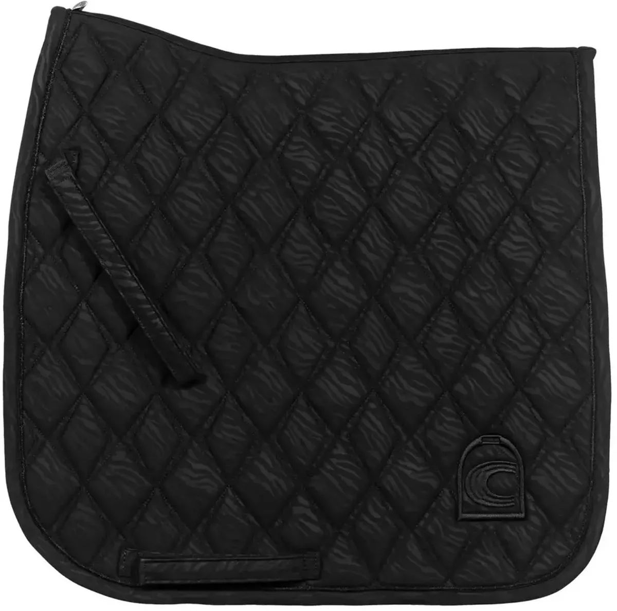 Zadeldek voor paarden Cavallo Runa de Cavallo en Noir – photo produit