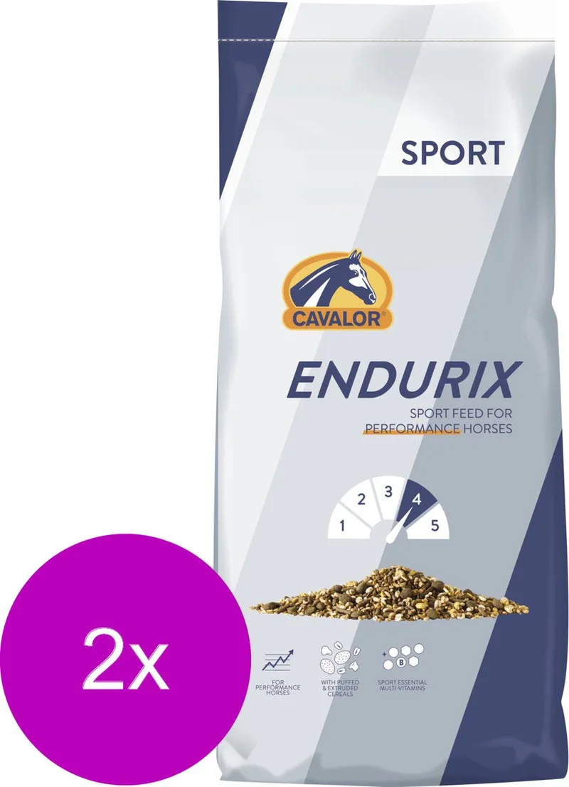 Endurix - Paardenvoer - 2 x 20 kg Sport de Cavalor – photo produit