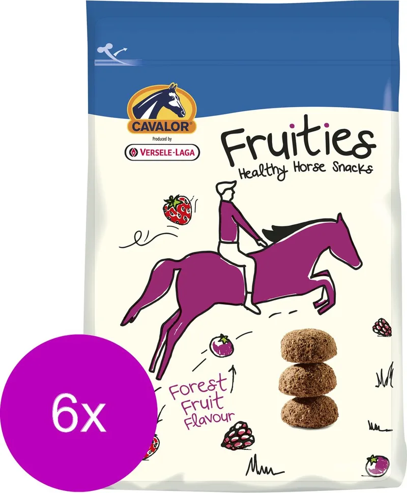 Fruities Versnapering - Paardensnack - 6 x 750 g by Cavalor – product photo