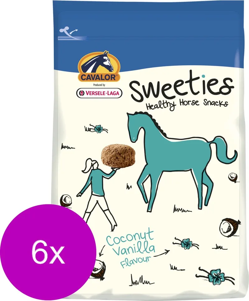Sweeties Versnapering - Paardensnack - 6 x 750 g de Cavalor – photo produit