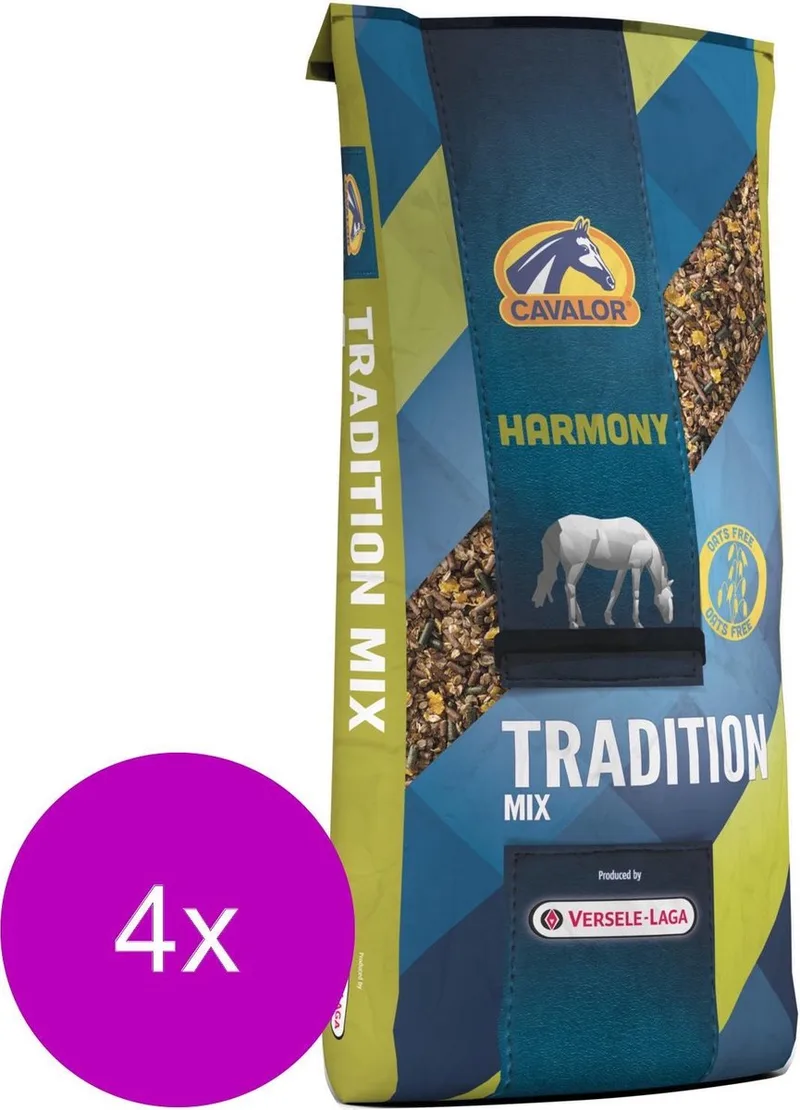 Tradition Mix - Paardenvoer - 4 x 20 kg Promo by Cavalor – product photo