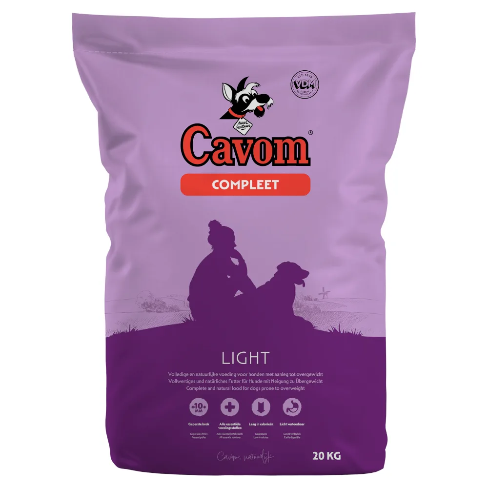20kg Compleet Light Cavom Hondenvoer van Cavom – productfoto