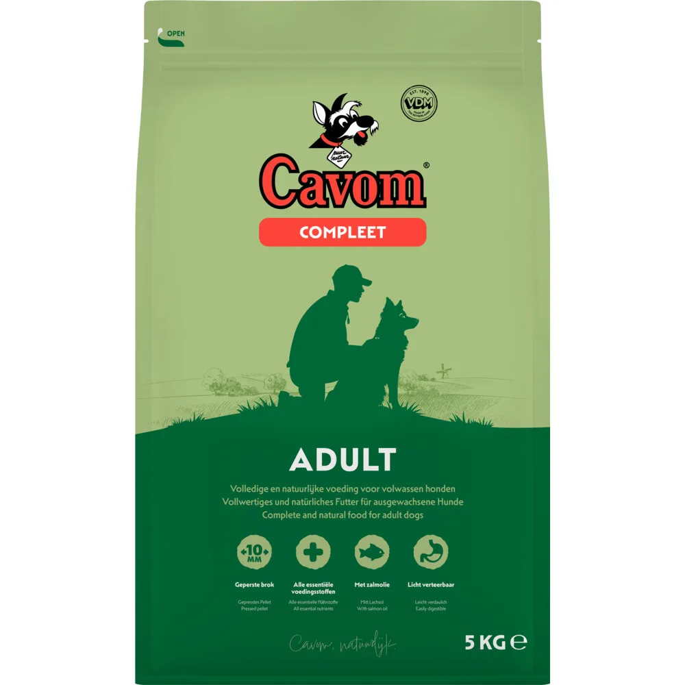 3x Cavom Hondenvoer Droog Compleet 5 kg van Cavom – productfoto