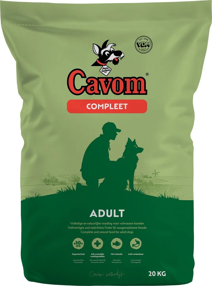 Compleet 20kg met extra 1 tablet ontworming Milbemax groot by Cavom – product photo