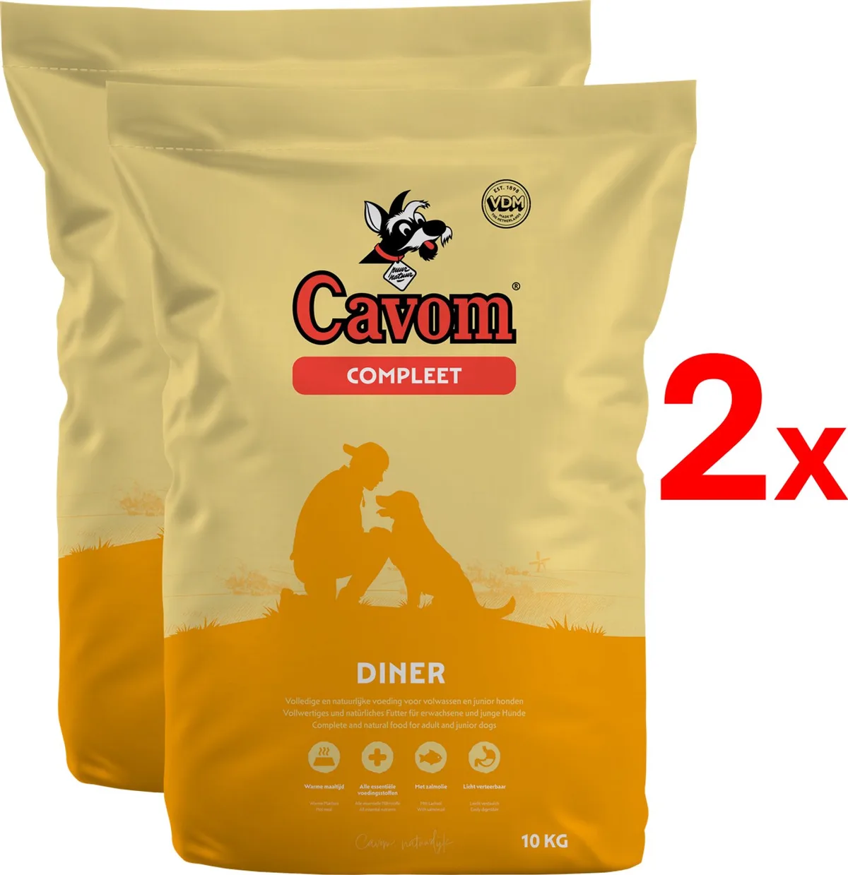 compleet - Diner - 2x 10 kg van Cavom – productfoto