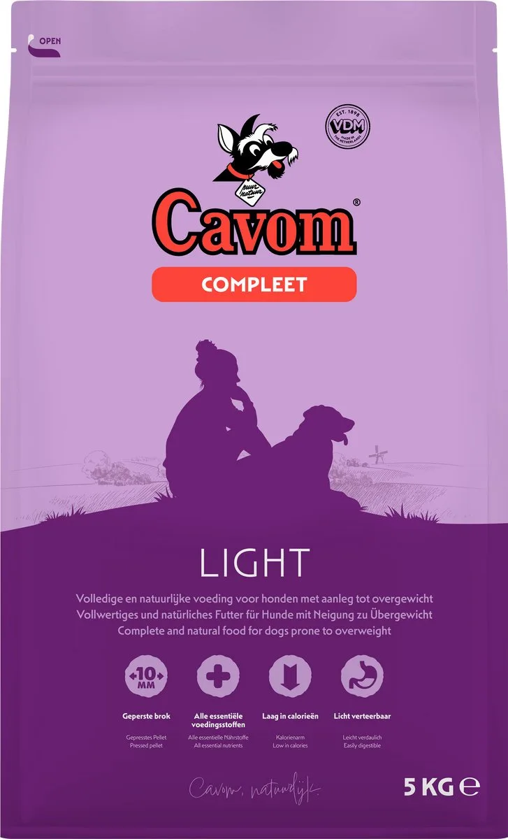 Compleet Light - geperste brokken - 5kg by Cavom – product photo