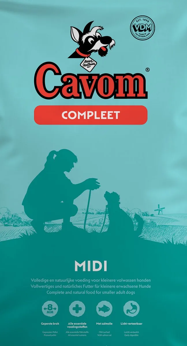 Compleet Midi - geperste brokken - 2kg van Cavom – productfoto