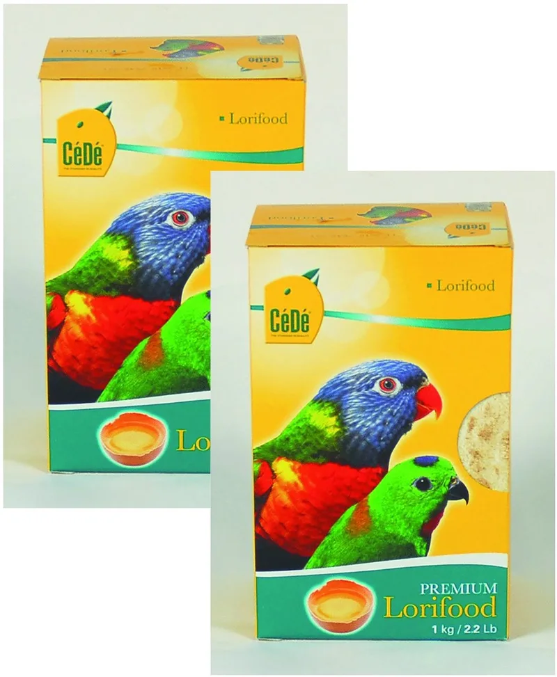 Lori Voeding - 2 St à 1 kg - Papegaaienvoer von Cede – Produktfoto